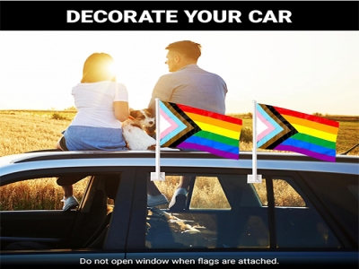 Custom Rainbow Car Flag