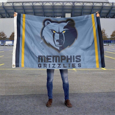 Custom NBA Memphis Grizzlies Flag