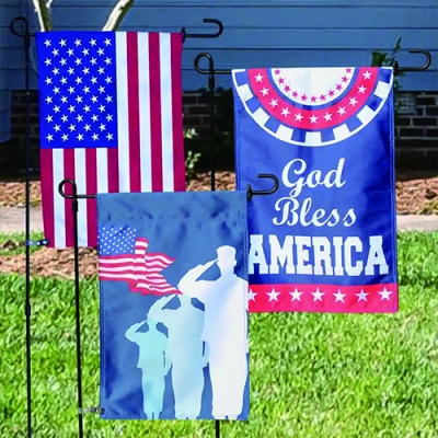 Customized Independence Day Garden Flag