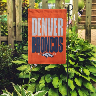 Custom Denver Broncos Garden flag