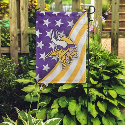 Custom Minnesota Vikings Garden Flag