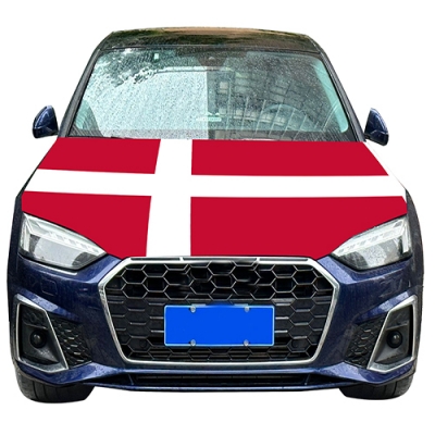 Custom Danish car cover flag