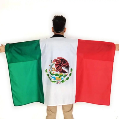 Custom Mexico Cape Flag