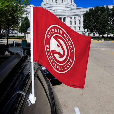 Custom NBA Atlanta Hawks Car Flag