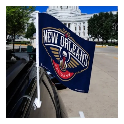 Custom NBA New Orleans Pelicans Car Flag