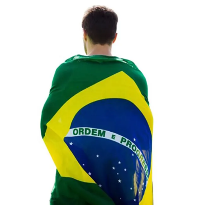 Custom Brazil cape flag