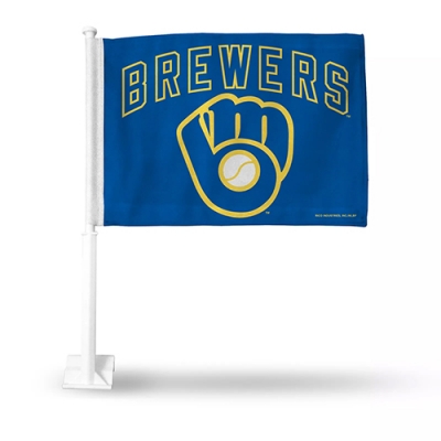 Custom MLB Milwaukee Brewers Car Flag