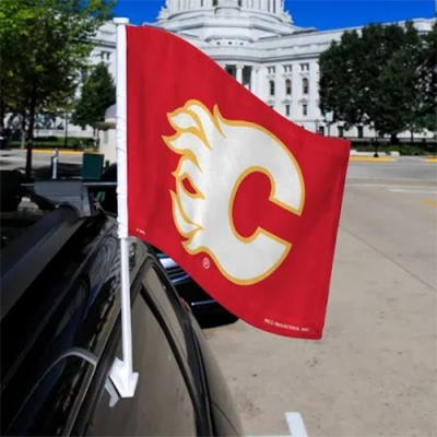 Custom NHL Calgary Flames Car Flag