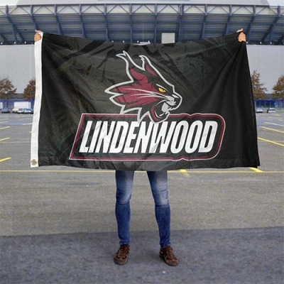 Custom Lindenwood Lions Flag