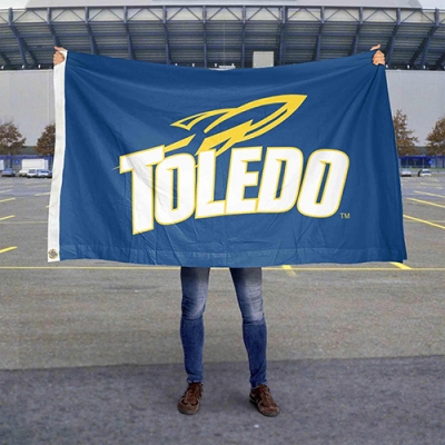 Custom NCAA Toledo Rockets flag