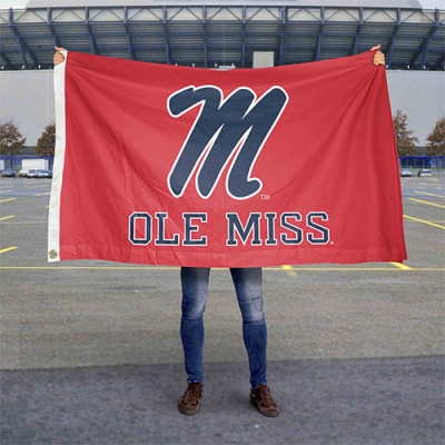 Custom Ole Miss Rebels Flag