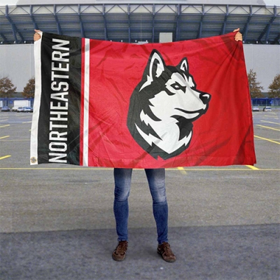 Custom Northeastern Huskies Flag