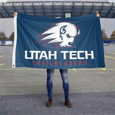 Custom NCAA Utah Tech Trailblazers Flag