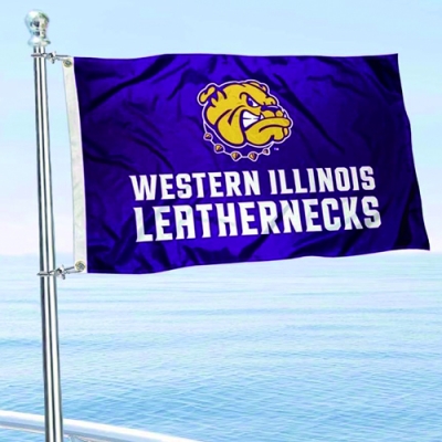 Customized NCAA Western Illinois Leathernecks Flag