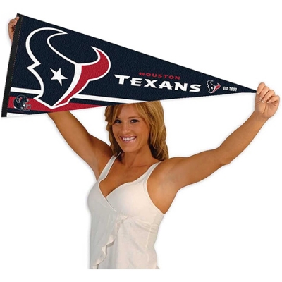 Custom NFL Houston Texans Pennant