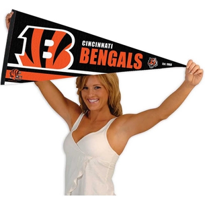 Custom NFL Cincinnati Bengals Pennant