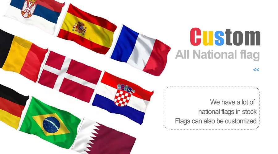 Customize all national flags